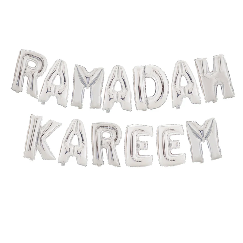 16inch Eid Mubarak Letter Foil Balloons Ramadan Helium Air Ball Birthday Decorations Anniversaire Wedding Ballons Party Supplies
16inch Eid Mubarak Letter Foil Balloons Ramadan Helium Air Ball Birthday Decorations Anniversaire Wedding Ballons Party Supplies
