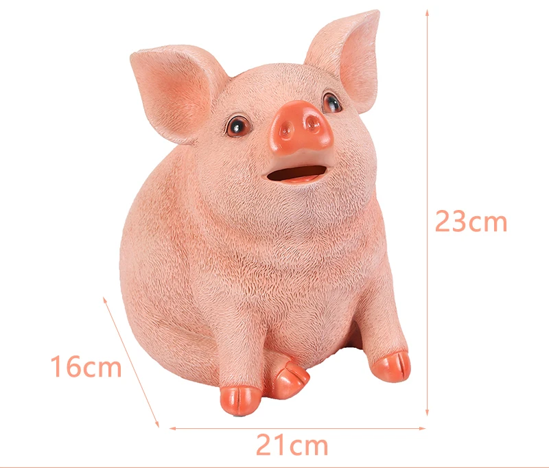 Piggy Bank Piggy Pig Home Resin Craft Ornaments Money Box Piggy Bank Cash Box Coin Bank Moneybox Coin Box
Piggy Bank Piggy Pig Home Resin Craft Ornaments Money Box Piggy Bank Cash Box Coin Bank Moneybox Coin Box