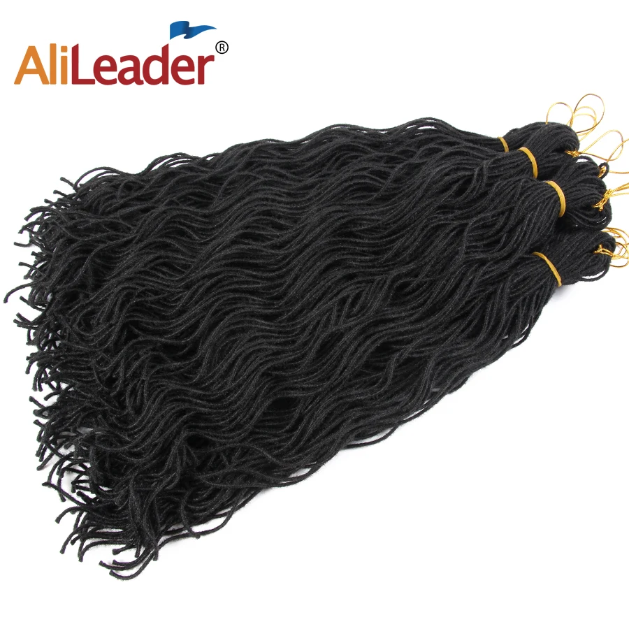 Фото Alileader вязанная косами мини замки искусственная Locs крючком волос - купить