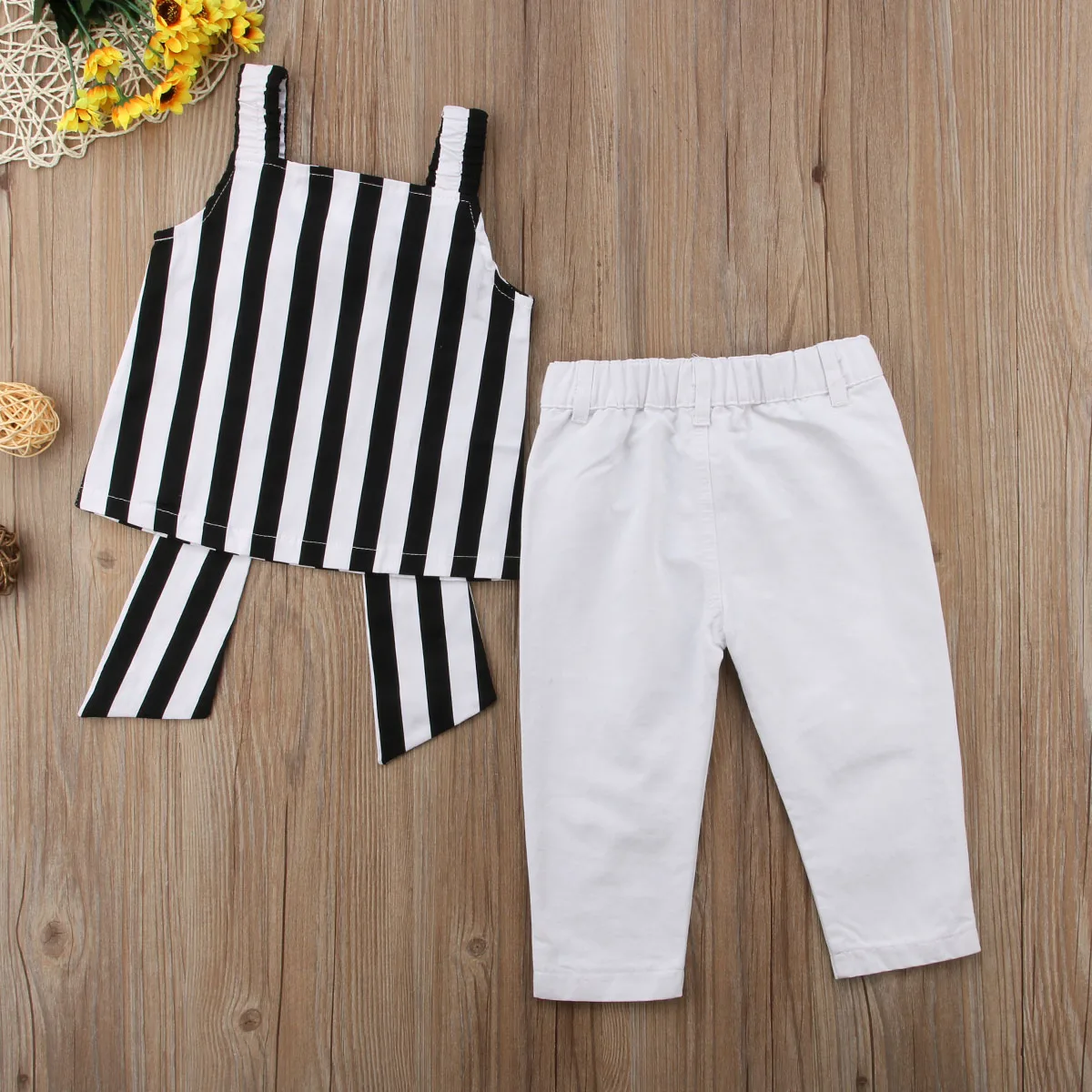 Toddler Child Kids Baby Girls Clothing Sleeveless Cotton Tops Shirt Big Bow Stripe Pants Summer Clothes 2PCS Set Girl 2-7T
Toddler Child Kids Baby Girls Clothing Sleeveless Cotton Tops Shirt Big Bow Stripe Pants Summer Clothes 2PCS Set Girl 2-7T