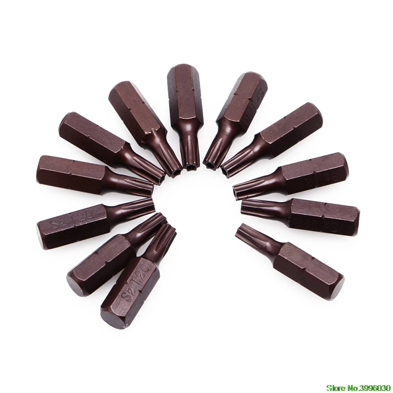 Fashion 12Pcs 25mm 1/4" Hex Shank Magnetic T20 Torx Security Screwdriver Bits Hand Tools
Fashion 12Pcs 25mm 1/4" Hex Shank Magnetic T20 Torx Security Screwdriver Bits Hand Tools