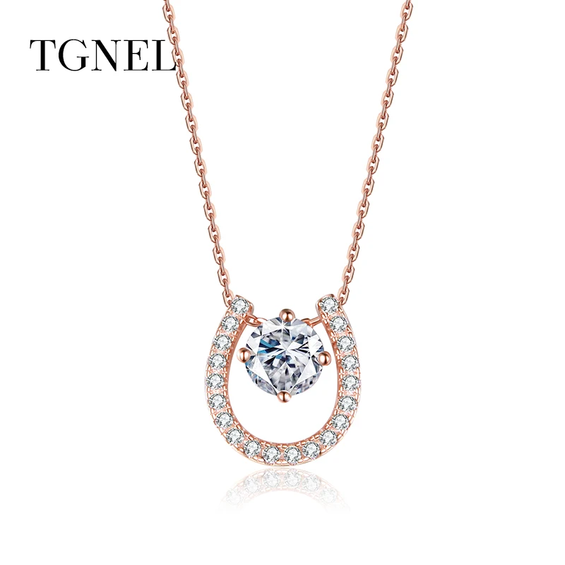 TGNEL S925 Sterling Silver Necklace Pendants Silver Color Fine Jewelry with CZ Stone for Women 925 Silver for Engagement
TGNEL S925 Sterling Silver Necklace Pendants Silver Color Fine Jewelry with CZ Stone for Women 925 Silver for Engagement