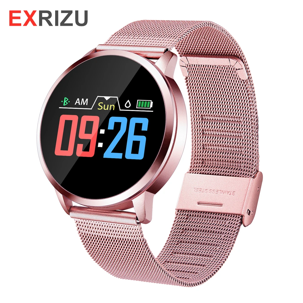 EXRIZU Q8 Smart Watch Sport Fitness Bracelet relogio Life Waterproof Heart Rate Monitor Blood Pressure Bluetooth Smartwatch
EXRIZU Q8 Smart Watch Sport Fitness Bracelet relogio Life Waterproof Heart Rate Monitor Blood Pressure Bluetooth Smartwatch