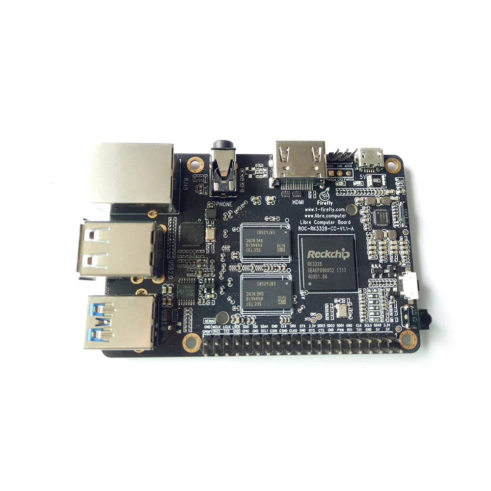 Макетная плата Firefly ROC RK3328 CC, поддержка Gigabit Ethernet, USB 3,0, 4K дисплей, Ubuntu и Android ARM Cortex-A53 ARM, макетная плата
Макетная плата Firefly ROC RK3328 CC, поддержка Gigabit Ethernet, USB 3,0, 4K дисплей, Ubuntu и Android ARM Cortex-A53 ARM, макетная плата