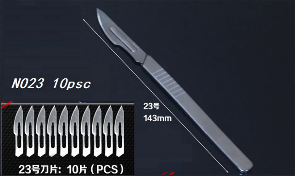 Free shipping NO23 Stainless steel Scalpel+10pcs blade for cutting electronics repair tools PCB Circuit Board
Free shipping NO23 Stainless steel Scalpel+10pcs blade for cutting electronics repair tools PCB Circuit Board