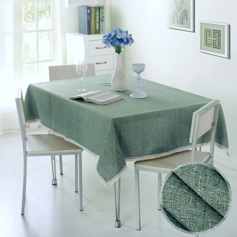 LAGMTA 1Pc 100% Polyester Solid Colour Table Cloth Beautiful Cotton Decorative Lace Suitable For Home Outdoor Banquet
LAGMTA 1Pc 100% Polyester Solid Colour Table Cloth Beautiful Cotton Decorative Lace Suitable For Home Outdoor Banquet