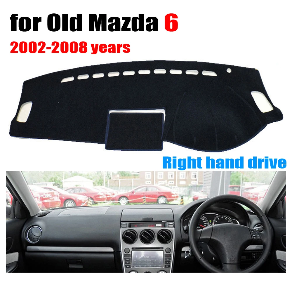 Автомобильный коврик RKAC для приборной панели, коврик для старой Mazda 6 2002-2008 лет, коврик для правого руля, коврик для приборной панели, чехлы, автомобильные аксессуары
Автомобильный коврик RKAC для приборной панели, коврик для старой Mazda 6 2002-2008 лет, коврик для правого руля, коврик для приборной панели, чехлы, автомобильные аксессуары