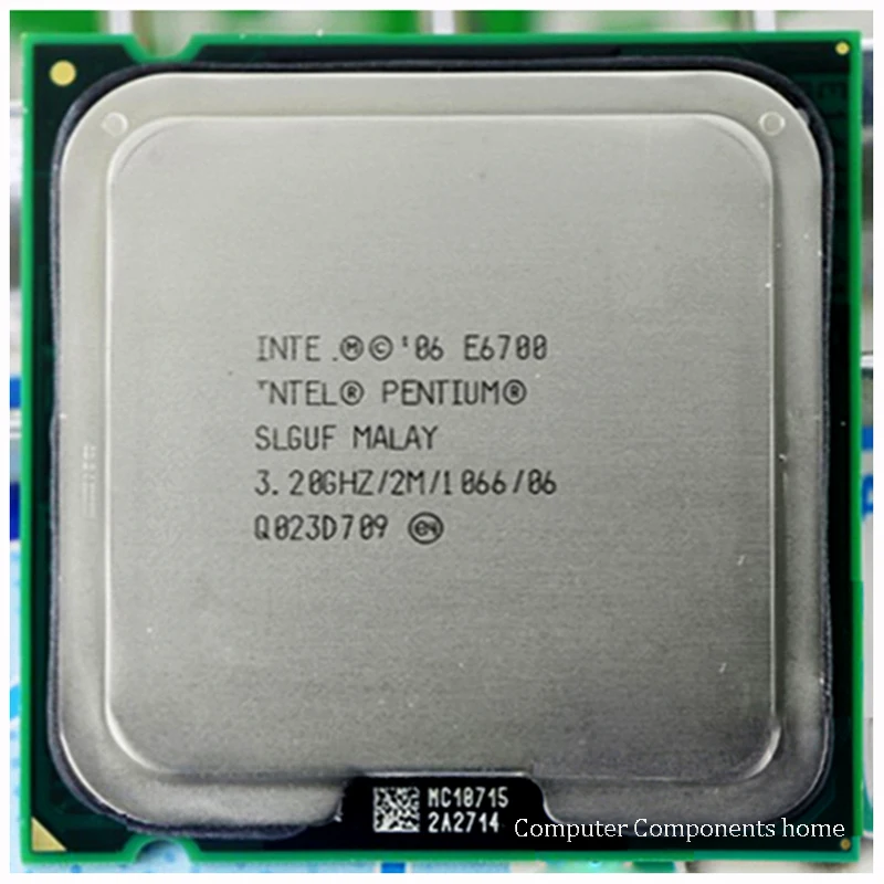 intel pentium E6700 Socket LGA 775 CPU Processor (3.2Ghz/ 2M /1066GHz) free shipping
intel pentium E6700 Socket LGA 775 CPU Processor (3.2Ghz/ 2M /1066GHz) free shipping