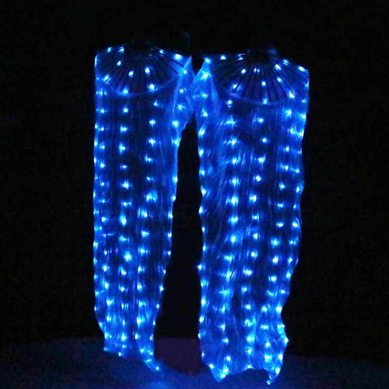 Belly Dance LED Fans Accessories Colorful Light up LED Fans Shiny Women LED white light 1 pair(can make colors)
Belly Dance LED Fans Accessories Colorful Light up LED Fans Shiny Women LED white light 1 pair(can make colors)