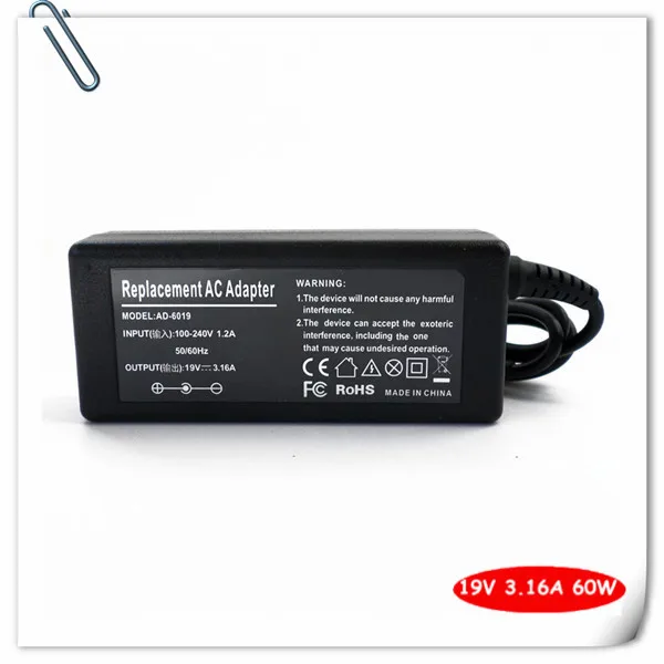 60 Вт AC адаптер питания шнур для Samsung NP-305V NT-305V 305E NP305E NT305E NP-N150P NT-N150 зарядное