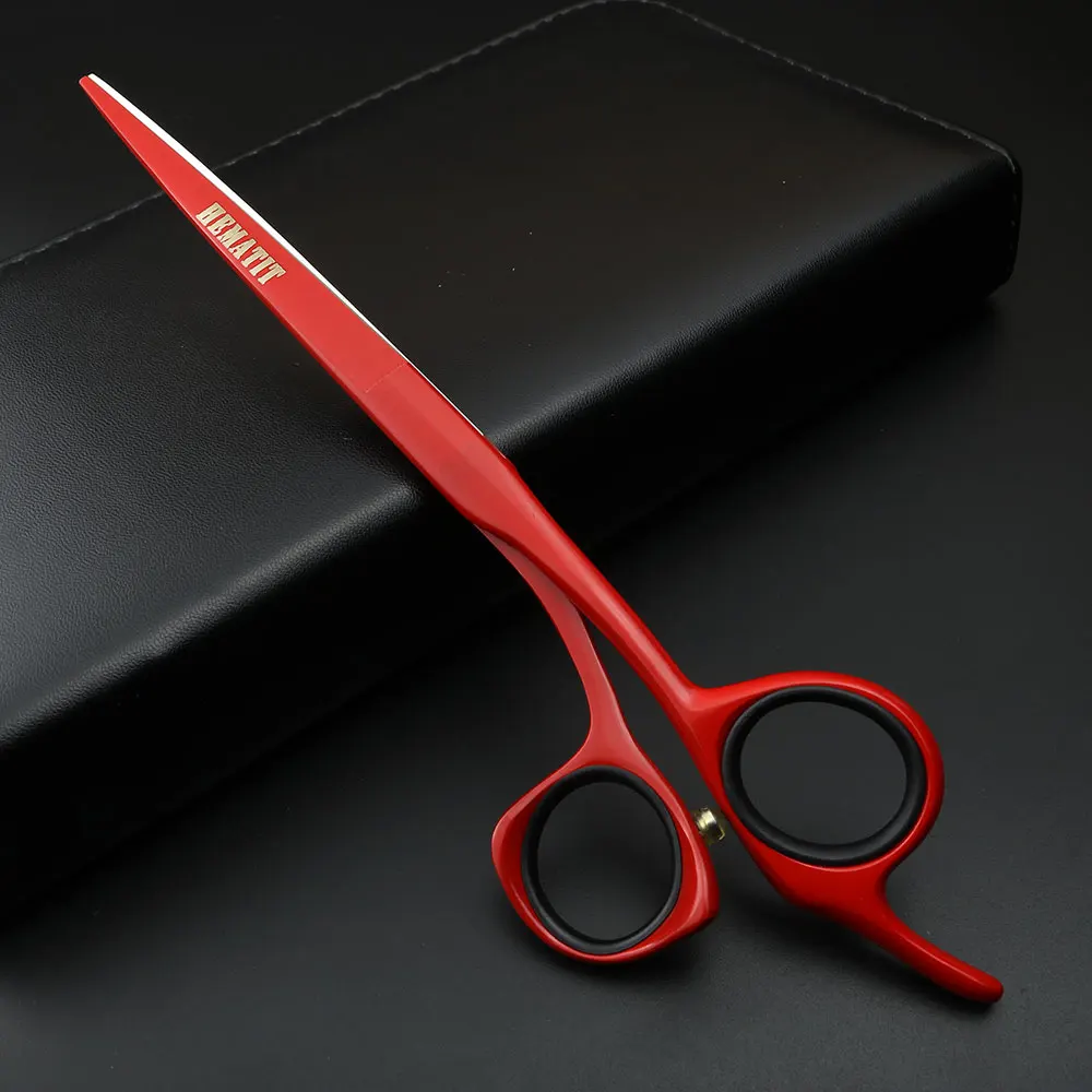 Red 7 inch hairdressing scissors high quality Japanese 440c hair scissors barber Cutting scissors
Red 7 inch hairdressing scissors high quality Japanese 440c hair scissors barber Cutting scissors