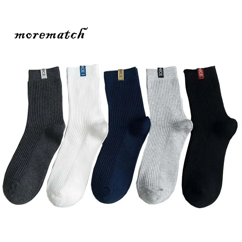 Morematch New Autumn and Winter Men Knitted Socks Solid Color Comfortable Business Cotton Socks
Morematch New Autumn and Winter Men Knitted Socks Solid Color Comfortable Business Cotton Socks