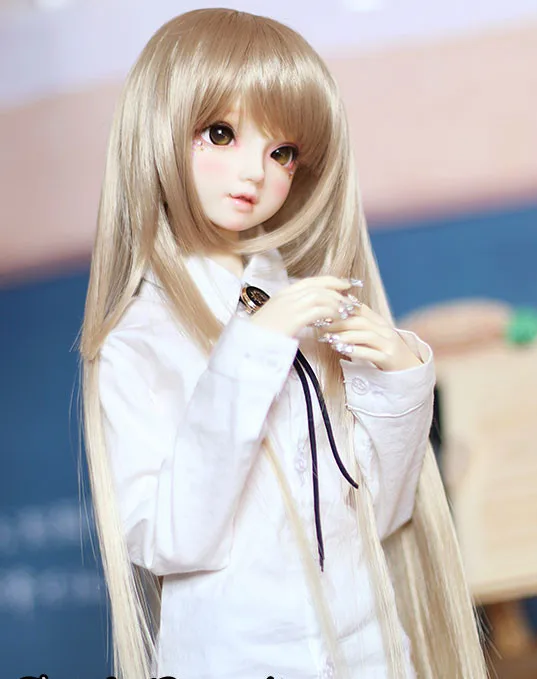 BJD doll wigs Kwai golden High-temperature wire long straight wigs for 1/3 1/4 BJD DD SD MDD doll wigs 3 flats
BJD doll wigs Kwai golden High-temperature wire long straight wigs for 1/3 1/4 BJD DD SD MDD doll wigs 3 flats