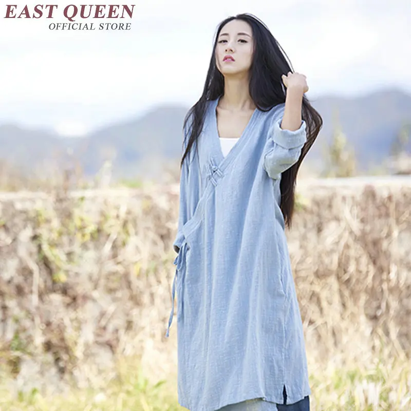 Simple style women robe solid color kimono robe drawstring linen and cotton Chinese kimono long sleeve gown AA2876 YQ
Simple style women robe solid color kimono robe drawstring linen and cotton Chinese kimono long sleeve gown AA2876 YQ