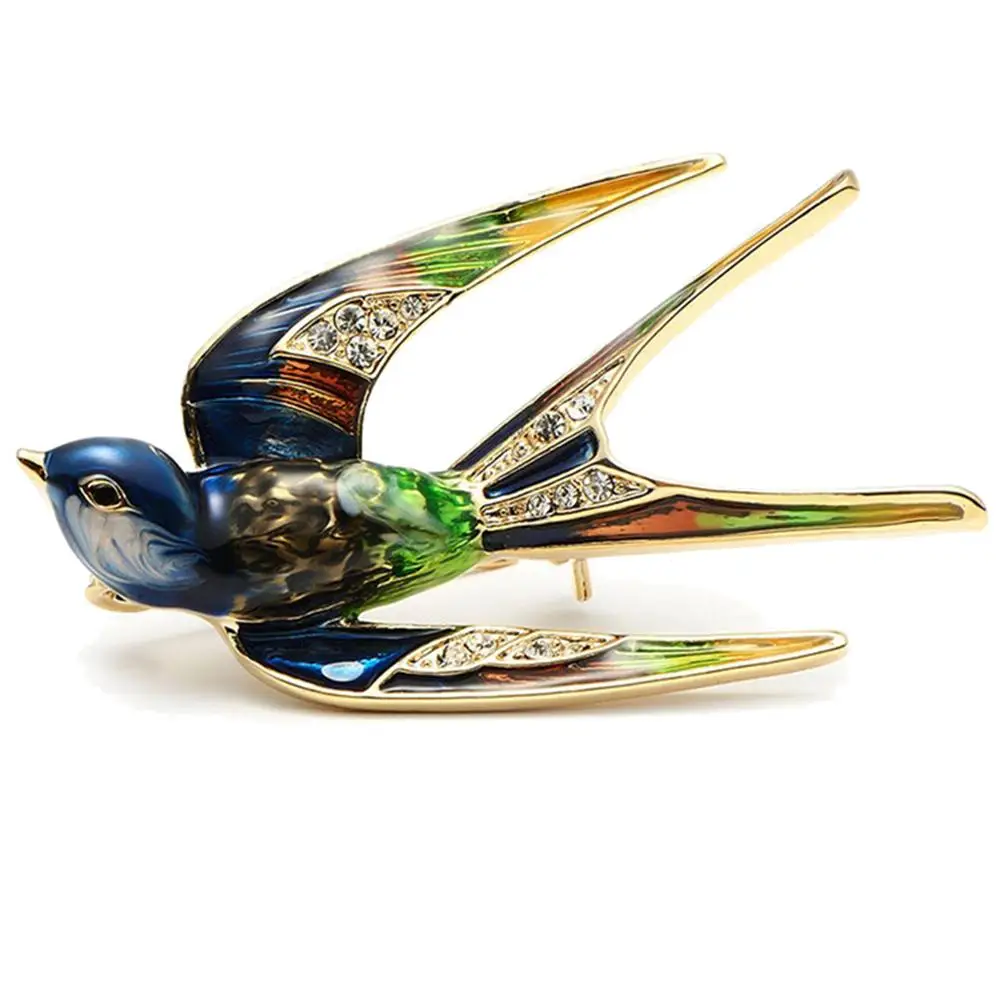 Fashion Women Enamel Swallow Bird Collar Brooch Pin Lapel Clothes Jewelry Decor New
Fashion Women Enamel Swallow Bird Collar Brooch Pin Lapel Clothes Jewelry Decor New