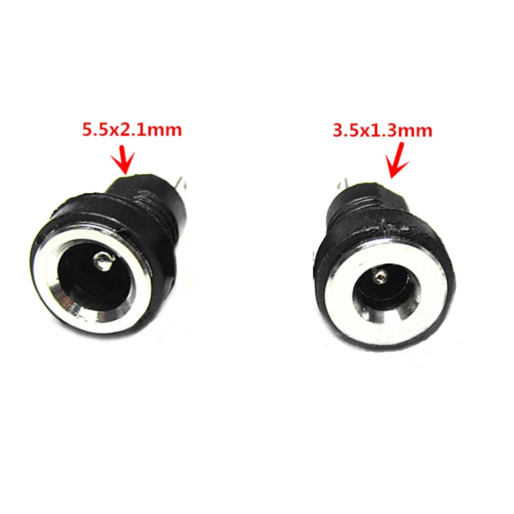 10PCS 5.5x2.1mm/ 3.5x1.3mm DC Power Jack Socket Female Panel Mount Connector High Quality Black DC Power Jack
10PCS 5.5x2.1mm/ 3.5x1.3mm DC Power Jack Socket Female Panel Mount Connector High Quality Black DC Power Jack