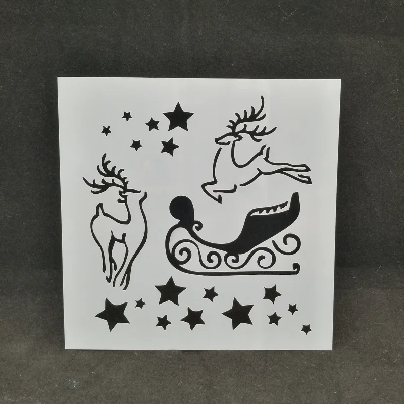 13*13 Christmas deer pvc Layering Stencils for Diy scrapbook Drawing Color Spray Stencil,painting stencil,home decor diy
13*13 Christmas deer pvc Layering Stencils for Diy scrapbook Drawing Color Spray Stencil,painting stencil,home decor diy