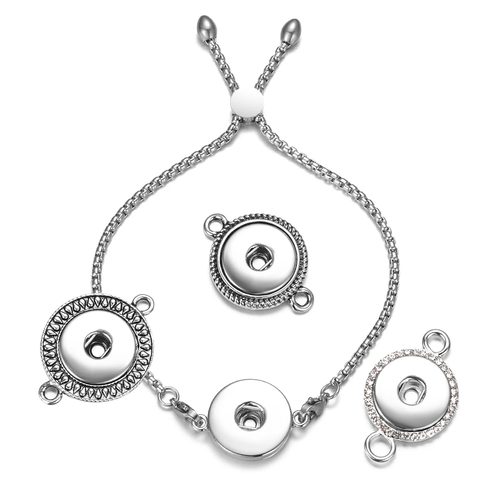 Vocheng Snap Charms Stainless Steel Adjustable Bracelet for 18mm Accessories Ginger Snap Button Jewelry NN-652
Vocheng Snap Charms Stainless Steel Adjustable Bracelet for 18mm Accessories Ginger Snap Button Jewelry NN-652