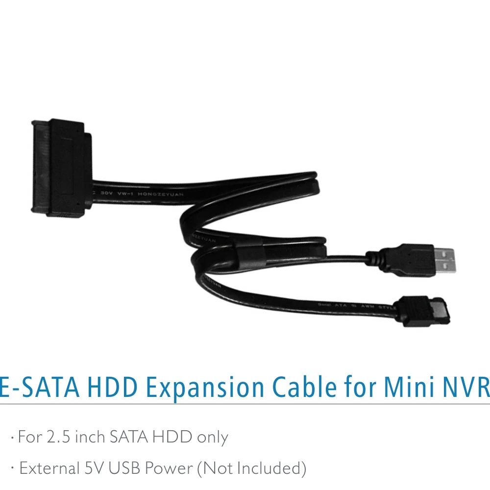 SATA E кабель для мини PoE NVR Порты и разъёмы расширительный бак внешний 2 5 дюймов