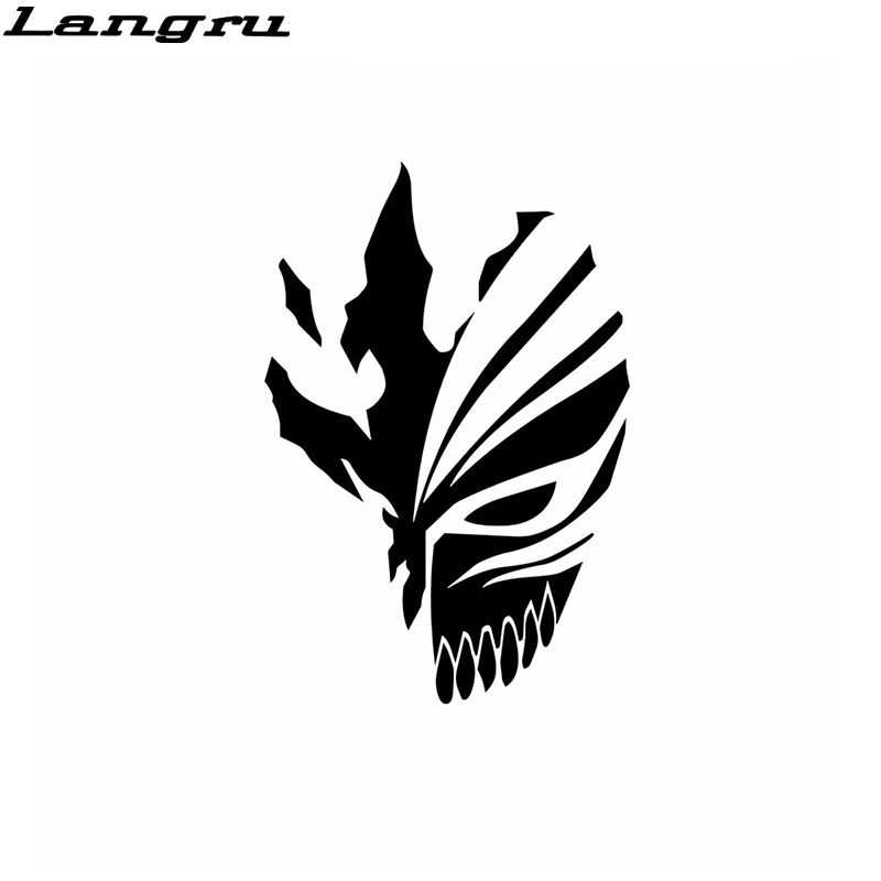 Пустотелая маска Langru Bleach Ichigo наклейки аниме для автомобильных аксессуаров Jdm |
