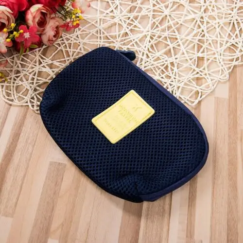 Storage Bag Portable Earphone Data USB Cable Travel Case Organizer Pouch New | Дом и сад