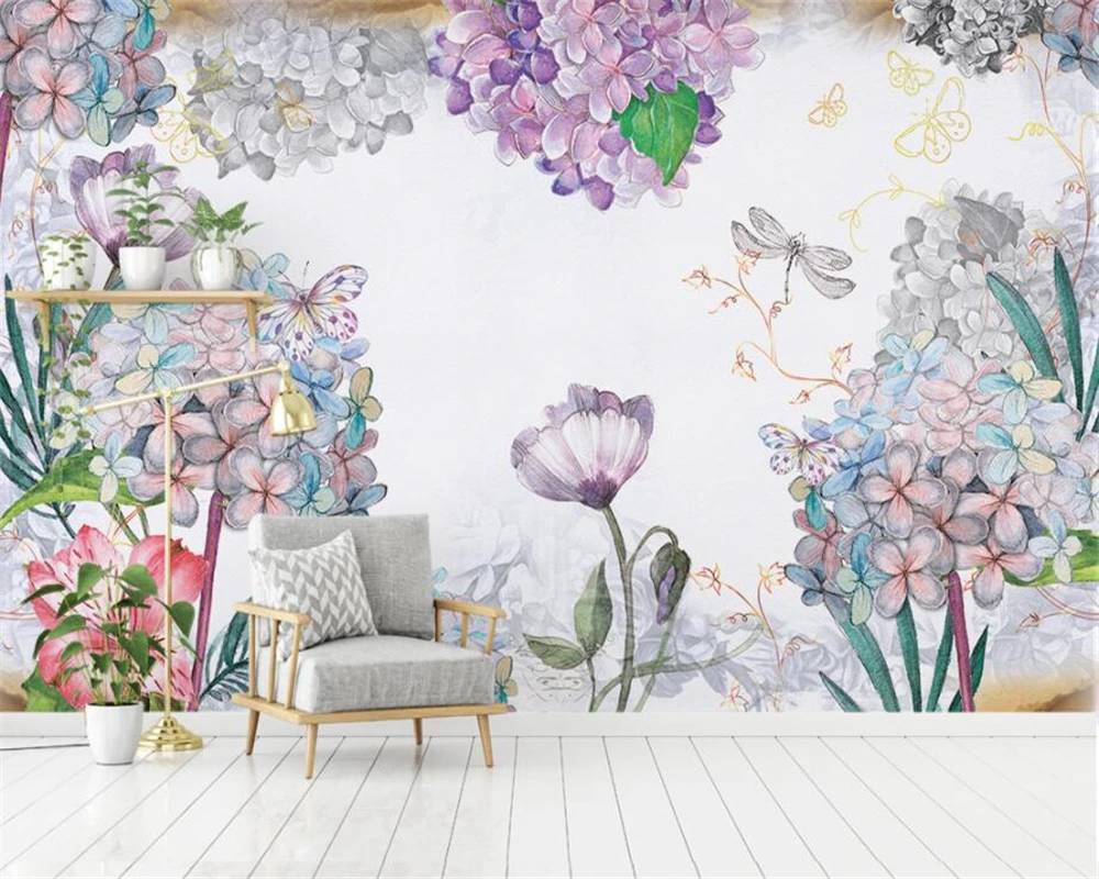 Beibehang Custom Any Size 3d Wallpaper Mural Modern Watercolor Flower Luxury Living Room TV Background Wall 3d Wallpaper behang
Beibehang Custom Any Size 3d Wallpaper Mural Modern Watercolor Flower Luxury Living Room TV Background Wall 3d Wallpaper behang