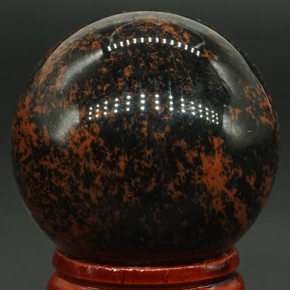 40MM Natural Gemstone Red Mahogany Obsidian Sphere Crystal Ball Reiki Healing Globe Home Decor
40MM Natural Gemstone Red Mahogany Obsidian Sphere Crystal Ball Reiki Healing Globe Home Decor