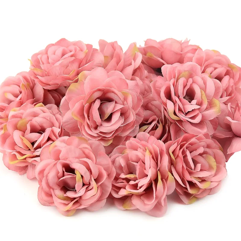 100Pcs 7cm Artificial Silk Rose Flowers Heads For Home Wedding Decoration DIY Wreath Craft Fake Flower Wall Accessories
100Pcs 7cm Artificial Silk Rose Flowers Heads For Home Wedding Decoration DIY Wreath Craft Fake Flower Wall Accessories