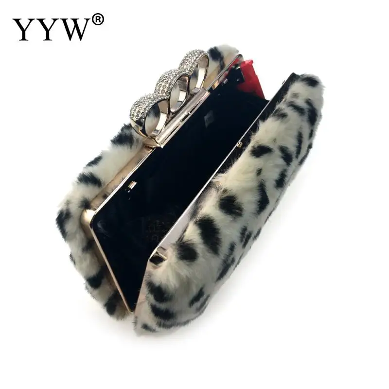 Leopard Rabbit Hair Clutch Bag Soft Rabbit Hair Party Evening Bag Small Clutch Purse Winter Fur Women Bag Ladies Purses Chain
Leopard Rabbit Hair Clutch Bag Soft Rabbit Hair Party Evening Bag Small Clutch Purse Winter Fur Women Bag Ladies Purses Chain
