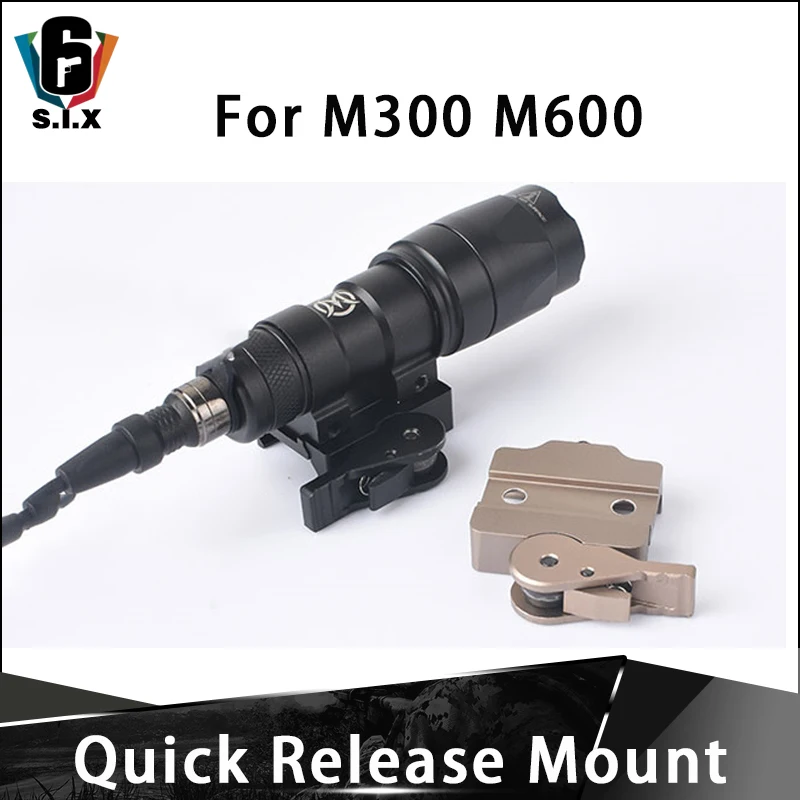 Tactical Softair Surefir Scout Light M300 M600 Light ADM Quick Release Mount Tactical Hunting Wapens M300V M600VFlashlight Mount
Tactical Softair Surefir Scout Light M300 M600 Light ADM Quick Release Mount Tactical Hunting Wapens M300V M600VFlashlight Mount