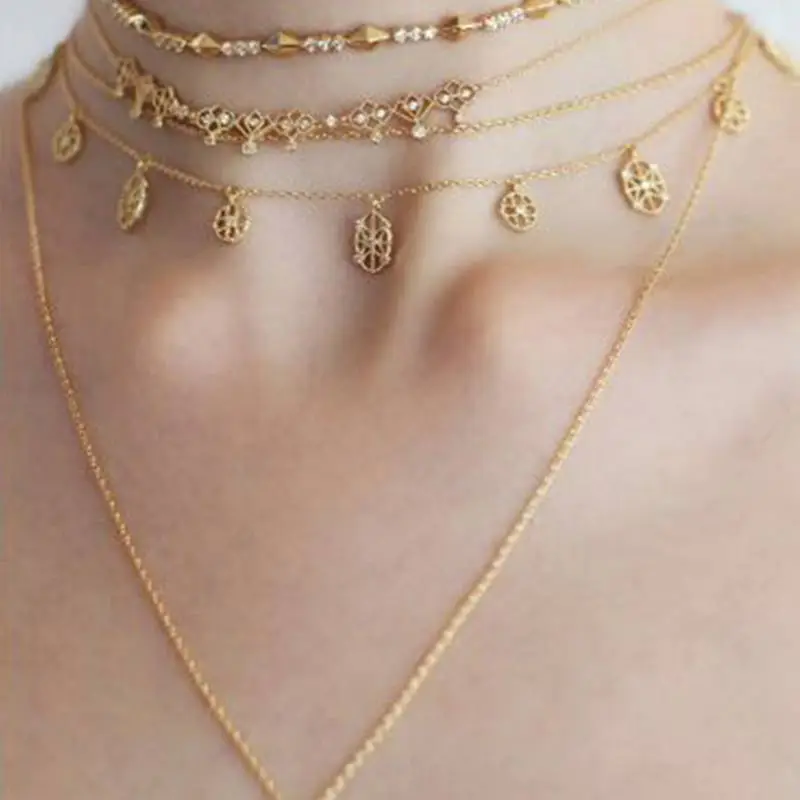 BK Fashion Retro Necklac Women Multilayer Collar Necklace Sweater Chain Clavicle Pendants Necklaces for Women Jewelry Gift
BK Fashion Retro Necklac Women Multilayer Collar Necklace Sweater Chain Clavicle Pendants Necklaces for Women Jewelry Gift