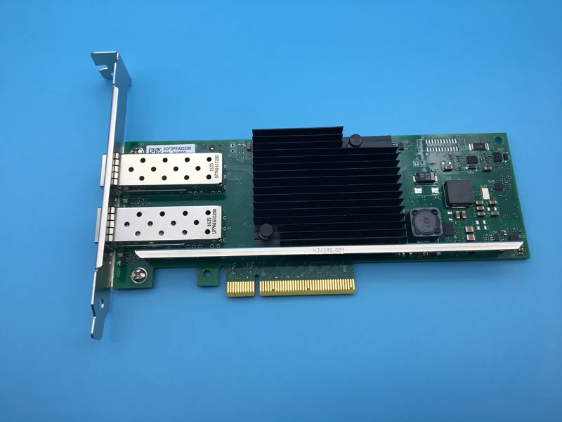 10 гигабитная сетевая карта с двойным оптическим интерфейсом X710-DA2 X710DA2 сетевой