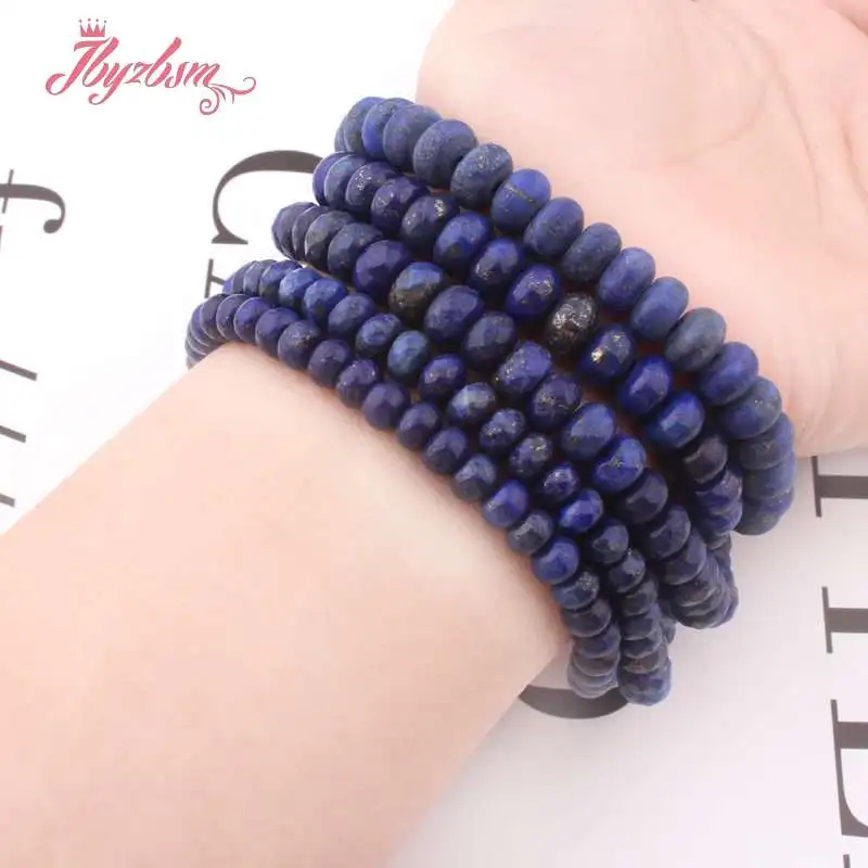3x6 4x8mm Smooth Matte Faceted Blue Lapis Stone Rondelle Spacer Loose Beads for DIY Bracelet Jewelry Making 15"Free Shipping
3x6 4x8mm Smooth Matte Faceted Blue Lapis Stone Rondelle Spacer Loose Beads for DIY Bracelet Jewelry Making 15"Free Shipping