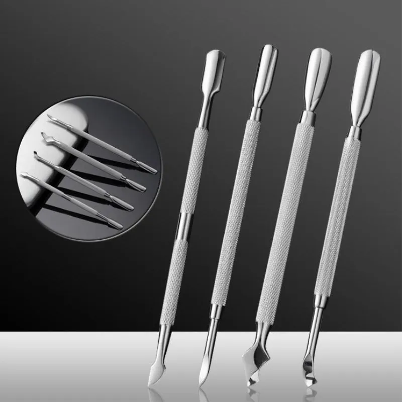 4pcs/Set Stainless Steel Cuticle Remover Double Sided Finger Dead Skin Push Nail Cuticle Pusher Manicure Nail Care Tool
4pcs/Set Stainless Steel Cuticle Remover Double Sided Finger Dead Skin Push Nail Cuticle Pusher Manicure Nail Care Tool