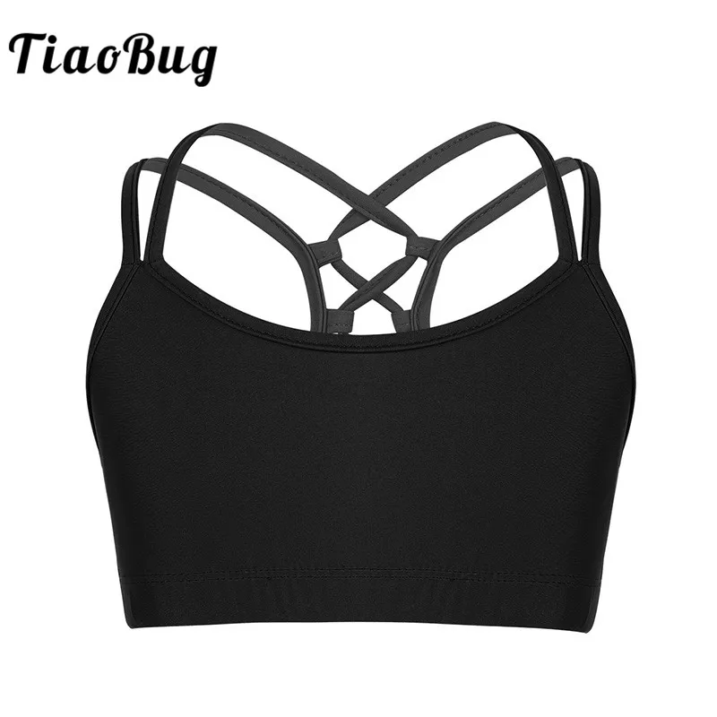 TiaoBug Kids Teens Spaghetti Straps Ballet Leotard Crop Top Girls Gymnastics Ballet Sports Camis Dance Tops Children Dance Wear
TiaoBug Kids Teens Spaghetti Straps Ballet Leotard Crop Top Girls Gymnastics Ballet Sports Camis Dance Tops Children Dance Wear