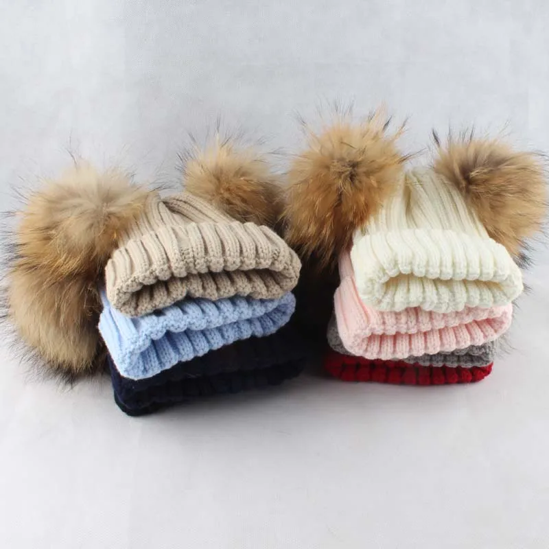 Thick Knit Winter Warm Hats For Kids Age 3-10 Double Pompom Hat Cotton Beanie Baby Winter Hat Fur Pom Pom Hats For Children
Thick Knit Winter Warm Hats For Kids Age 3-10 Double Pompom Hat Cotton Beanie Baby Winter Hat Fur Pom Pom Hats For Children