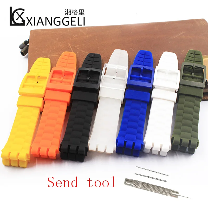 Watch Accessories 21mm Silicone Watch Band for Swatch Submersible Suuk400 Suuw100 Men's and Women's Sports and Leisure Strap
Watch Accessories 21mm Silicone Watch Band for Swatch Submersible Suuk400 Suuw100 Men's and Women's Sports and Leisure Strap