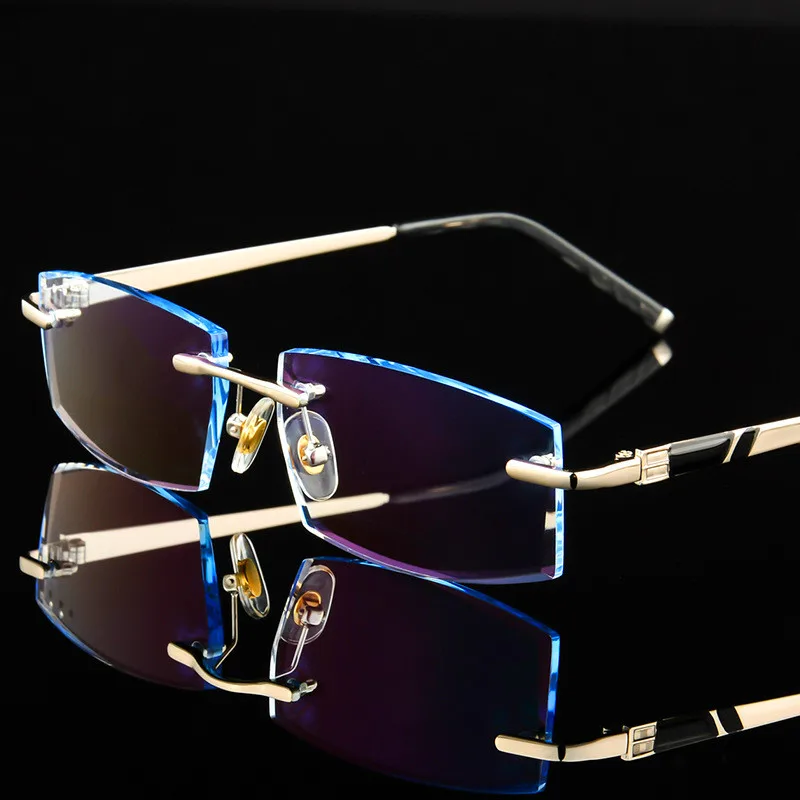 New Rimless Myopia Glasses Men Frameless Eyeglasses Male Complete Optical Spectacle Prescription Glasses Computer Eye Glasses
New Rimless Myopia Glasses Men Frameless Eyeglasses Male Complete Optical Spectacle Prescription Glasses Computer Eye Glasses