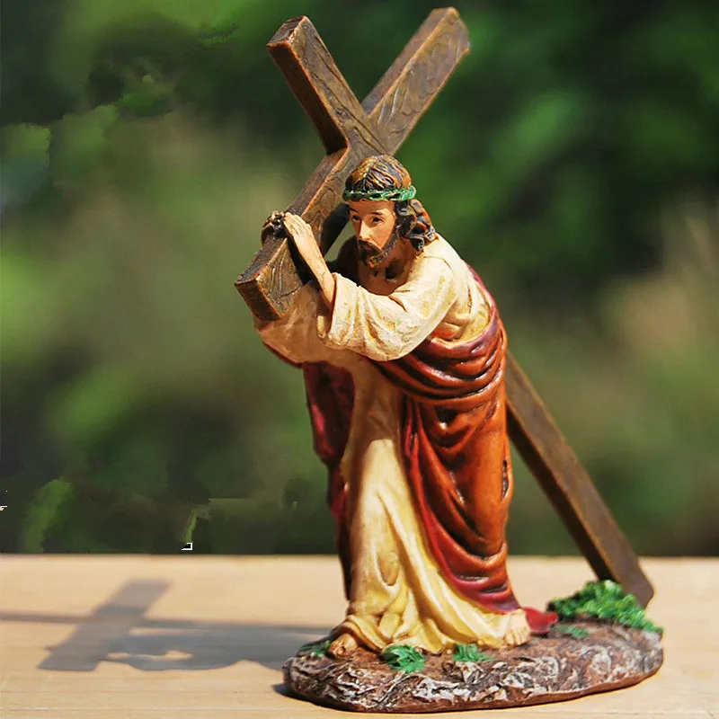 Resin Cross Crucifix Jesus Statue Figurine Christian Automobiles Decoration Furnishing Accessories Gift
Resin Cross Crucifix Jesus Statue Figurine Christian Automobiles Decoration Furnishing Accessories Gift