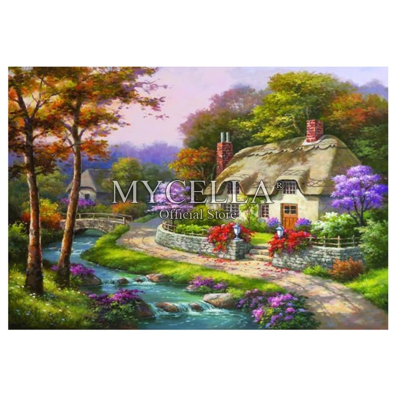 landscape Full 5D Diy Diamond Painting Spring Cottage Flowers Rhinestone Diamond Embroidery Diamond Mosaic Home Decor gift Arts
landscape Full 5D Diy Diamond Painting Spring Cottage Flowers Rhinestone Diamond Embroidery Diamond Mosaic Home Decor gift Arts