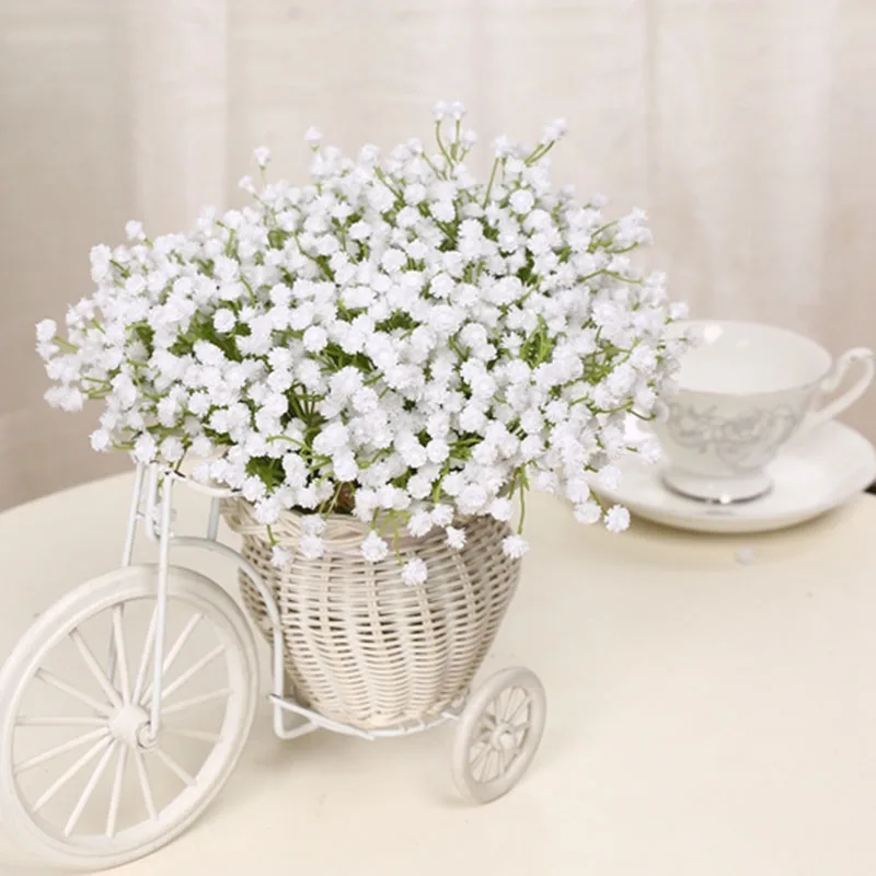 6pcs Artificial Flowers Interspersion White Mantianxing Decor for Home Table Wedding Plastic Gypsophila Fake Flowers Decoration
6pcs Artificial Flowers Interspersion White Mantianxing Decor for Home Table Wedding Plastic Gypsophila Fake Flowers Decoration