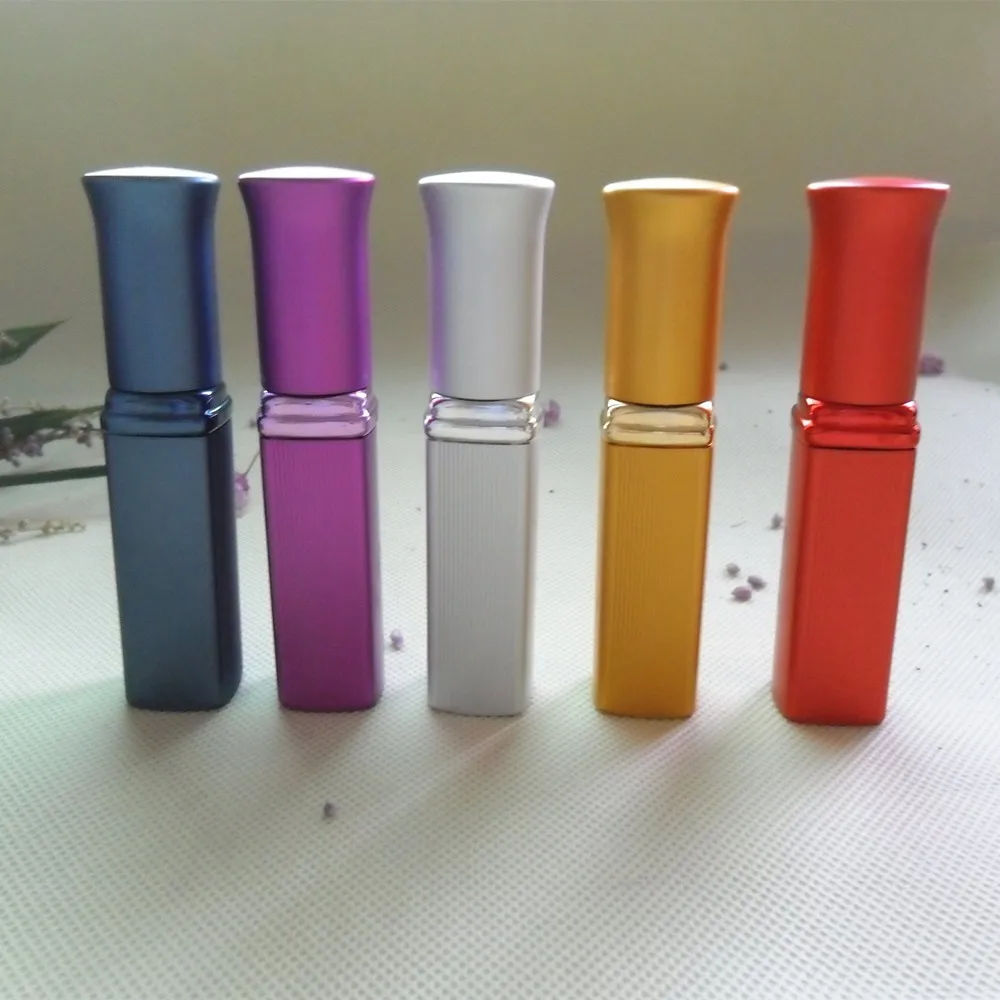 Portable 6ML Aluminum Tube Perfume Glass Bottle Empty Lipstick Perfume Nozzle Bottle 10PCS/LOT
Portable 6ML Aluminum Tube Perfume Glass Bottle Empty Lipstick Perfume Nozzle Bottle 10PCS/LOT