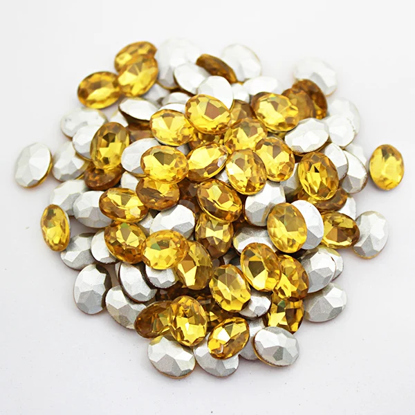 Topaz Rhinestone Strass Non Hotfix Rhinestones 6*8mm 10pcs Oval Crystals DIY 3D Nail Art Gems decoration
Topaz Rhinestone Strass Non Hotfix Rhinestones 6*8mm 10pcs Oval Crystals DIY 3D Nail Art Gems decoration