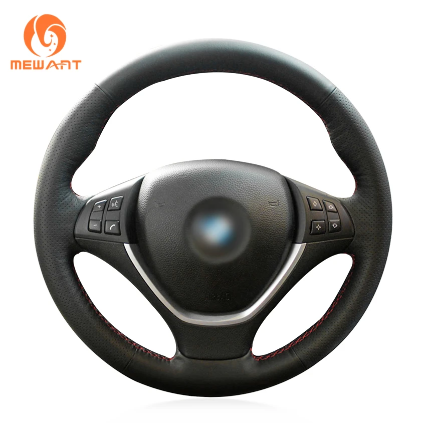 Black Artificial Leather Car Steering Wheel Cover for BMW X5 E70 2006-2013 X6 E71 2008-2014 E72 (ActiveHybrid X6) 2009-2010
Black Artificial Leather Car Steering Wheel Cover for BMW X5 E70 2006-2013 X6 E71 2008-2014 E72 (ActiveHybrid X6) 2009-2010