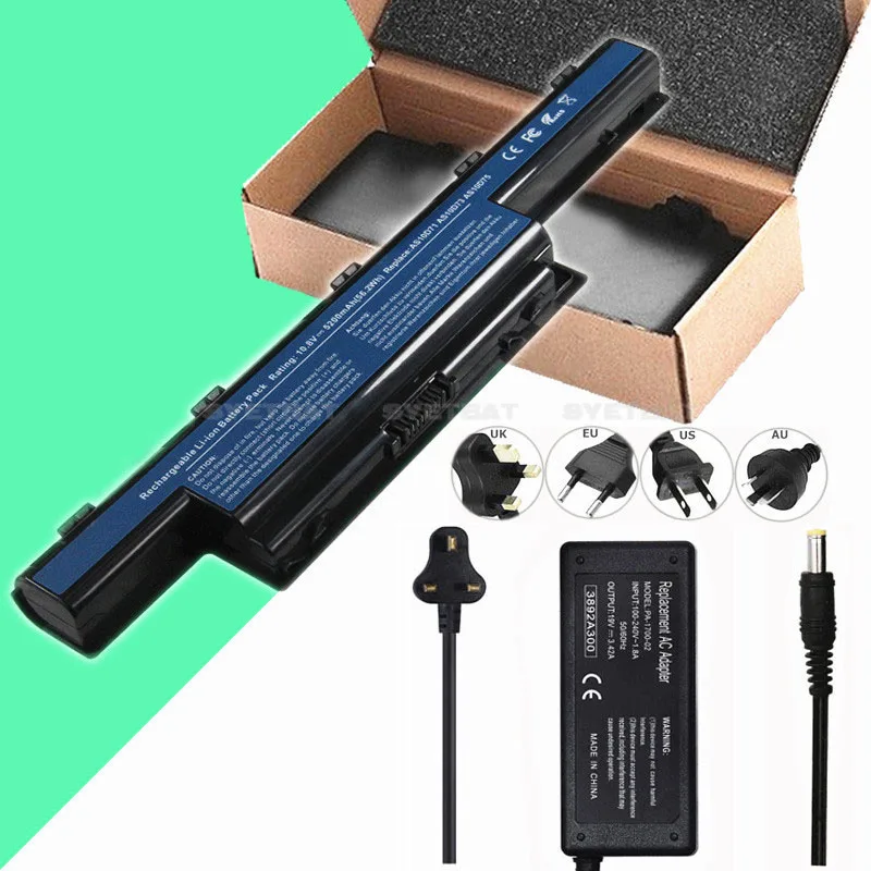 Ноутбук Зарядное устройство/Батарея для acer Aspire 4551G 4741G 4771 5741G 5551 7551 AS10D31 AS10D41