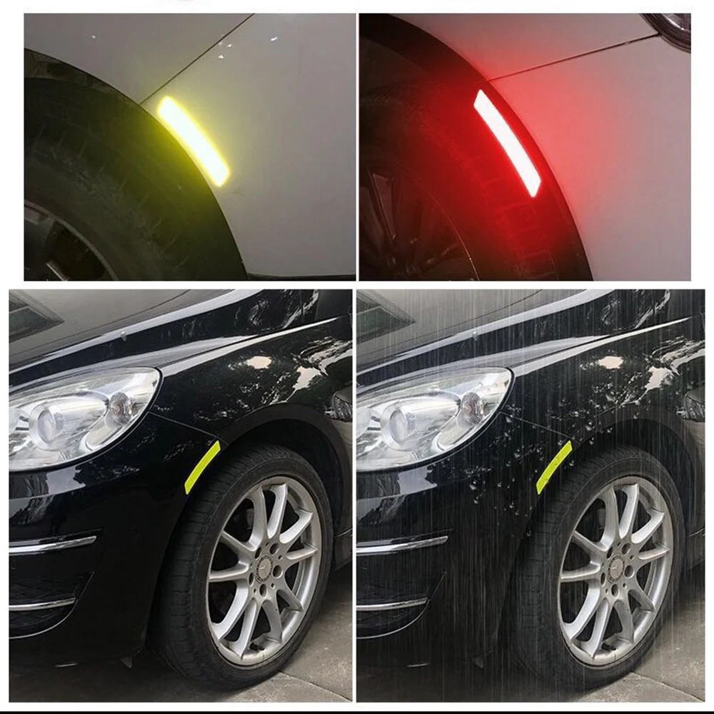 2 PCS Reflective Strip Wheel eyebrow Car Sticker Anti-collision Warning Stickers Exterior Reflex Tape Car Styling
2 PCS Reflective Strip Wheel eyebrow Car Sticker Anti-collision Warning Stickers Exterior Reflex Tape Car Styling
