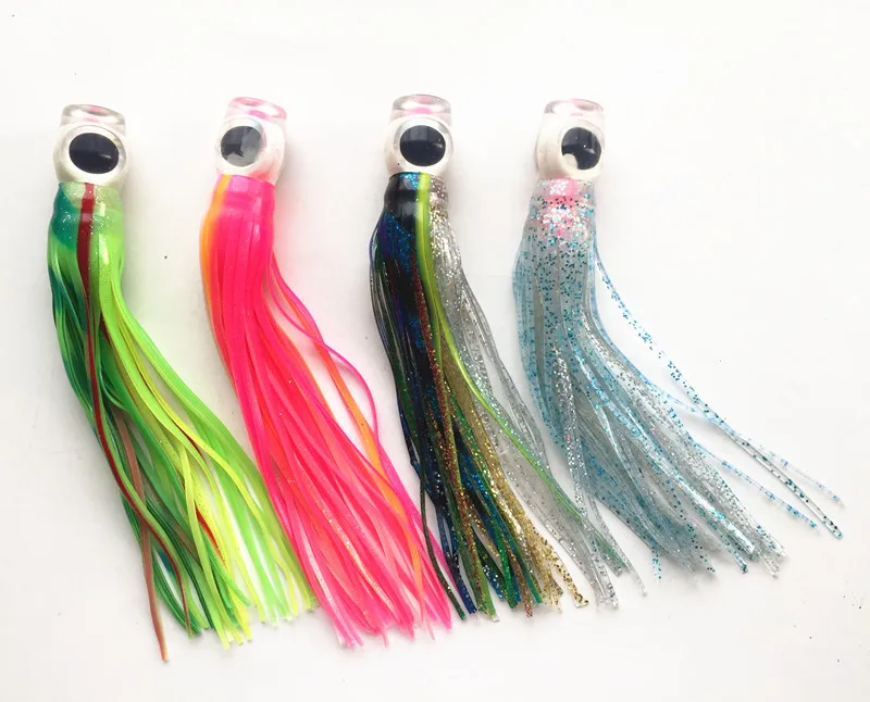 9.5 -10 inch Octopus Bait Tuna Lure Sea Trolling Fishing Tackle Fishing Lure Big Game Soft Head with Octopus Skirt
9.5 -10 inch Octopus Bait Tuna Lure Sea Trolling Fishing Tackle Fishing Lure Big Game Soft Head with Octopus Skirt
