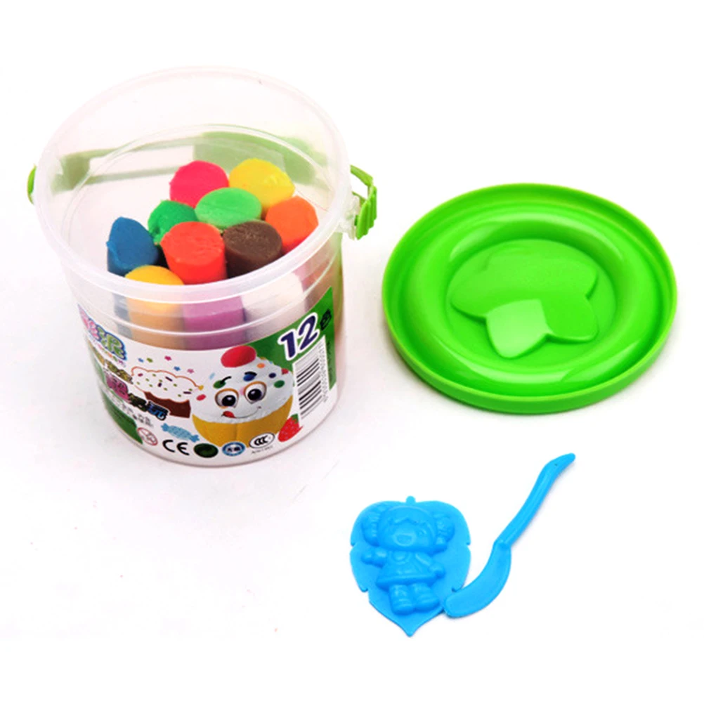 Soft Polymer Clay Modeling Magic Air Dry slime Plasticine Playdough Set slime Foam Clay 12 Colors
Soft Polymer Clay Modeling Magic Air Dry slime Plasticine Playdough Set slime Foam Clay 12 Colors