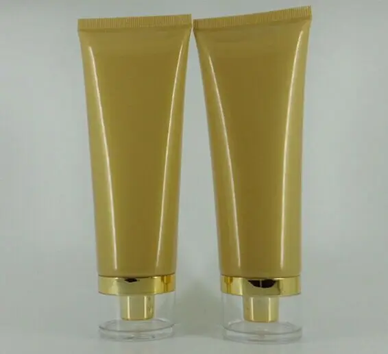 100ml gold soft tube with Acrylic lid for mildy wash butter hand cream, facial cleaner scrub 120ml cream cosmetic packing
100ml gold soft tube with Acrylic lid for mildy wash butter hand cream, facial cleaner scrub 120ml cream cosmetic packing