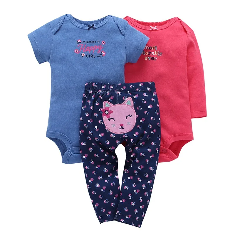 Baby Boy Girl Clothes Set Baby Short Sleeve Romper+Long T-shirt Top +Pants Outfit Infant Baby Autumn Outfits
Baby Boy Girl Clothes Set Baby Short Sleeve Romper+Long T-shirt Top +Pants Outfit Infant Baby Autumn Outfits
